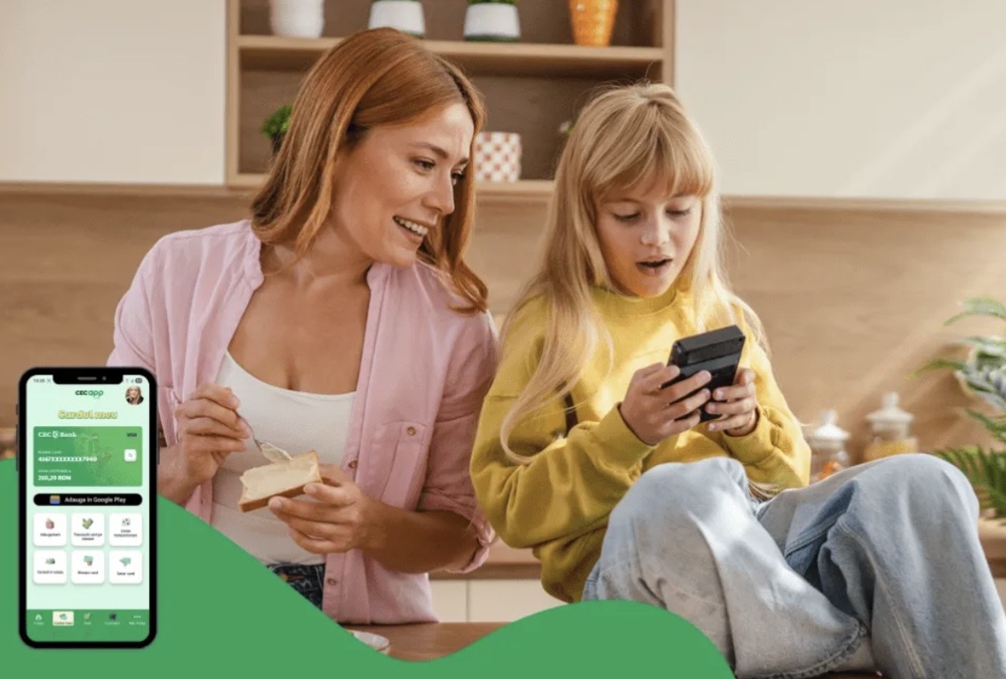 CEC app Junior: Noua soluție CEC Bank pentru educația financiară a minorilor